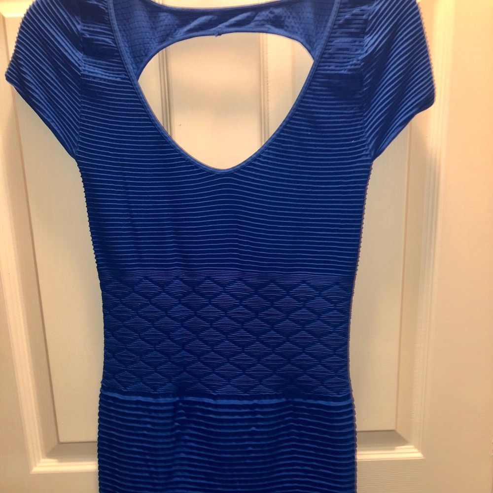 🎁Blue Bodycon Bebe Dress